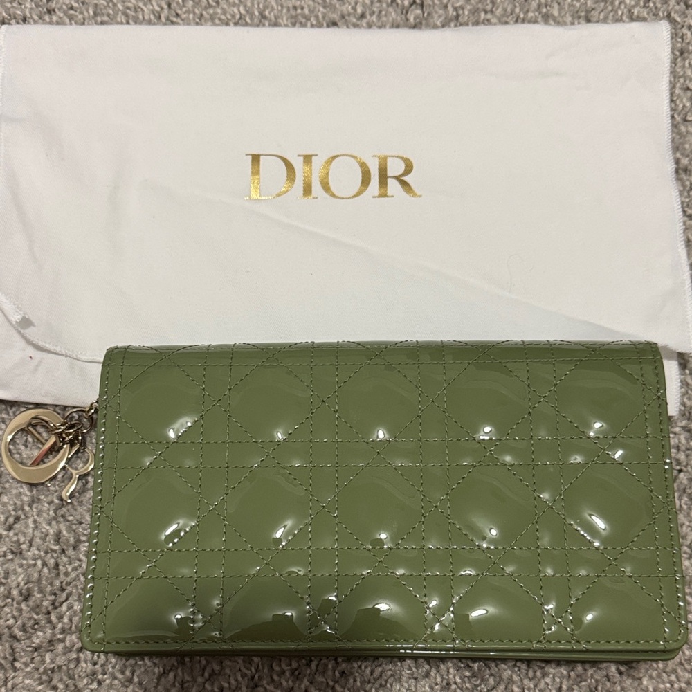 Dior Green Patent Leather WOC